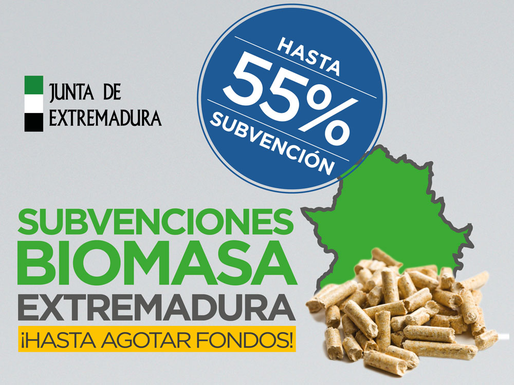 Subvenciones para instalar calderas de pellets en Extremadura
